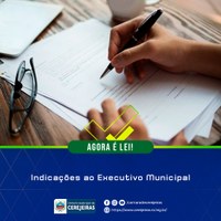 AGORA É LEI: Indicações ao Executivo Municipal na 1ª Sessão Ordinária de 2023