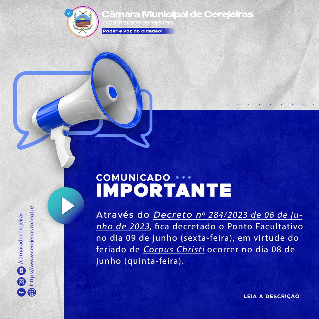 Comunicado Importante