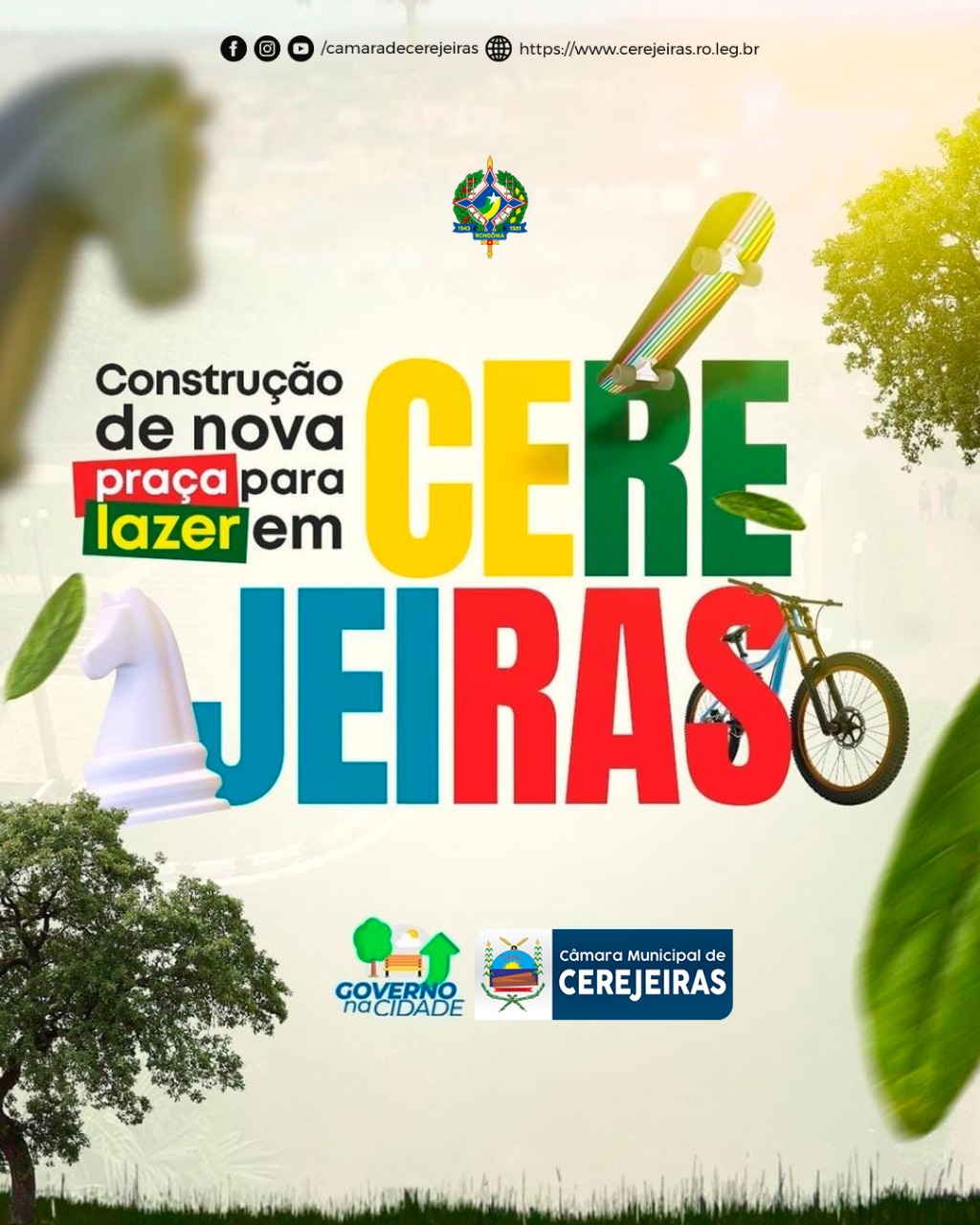 Construção de nova Praça para lazer em Cerejeiras