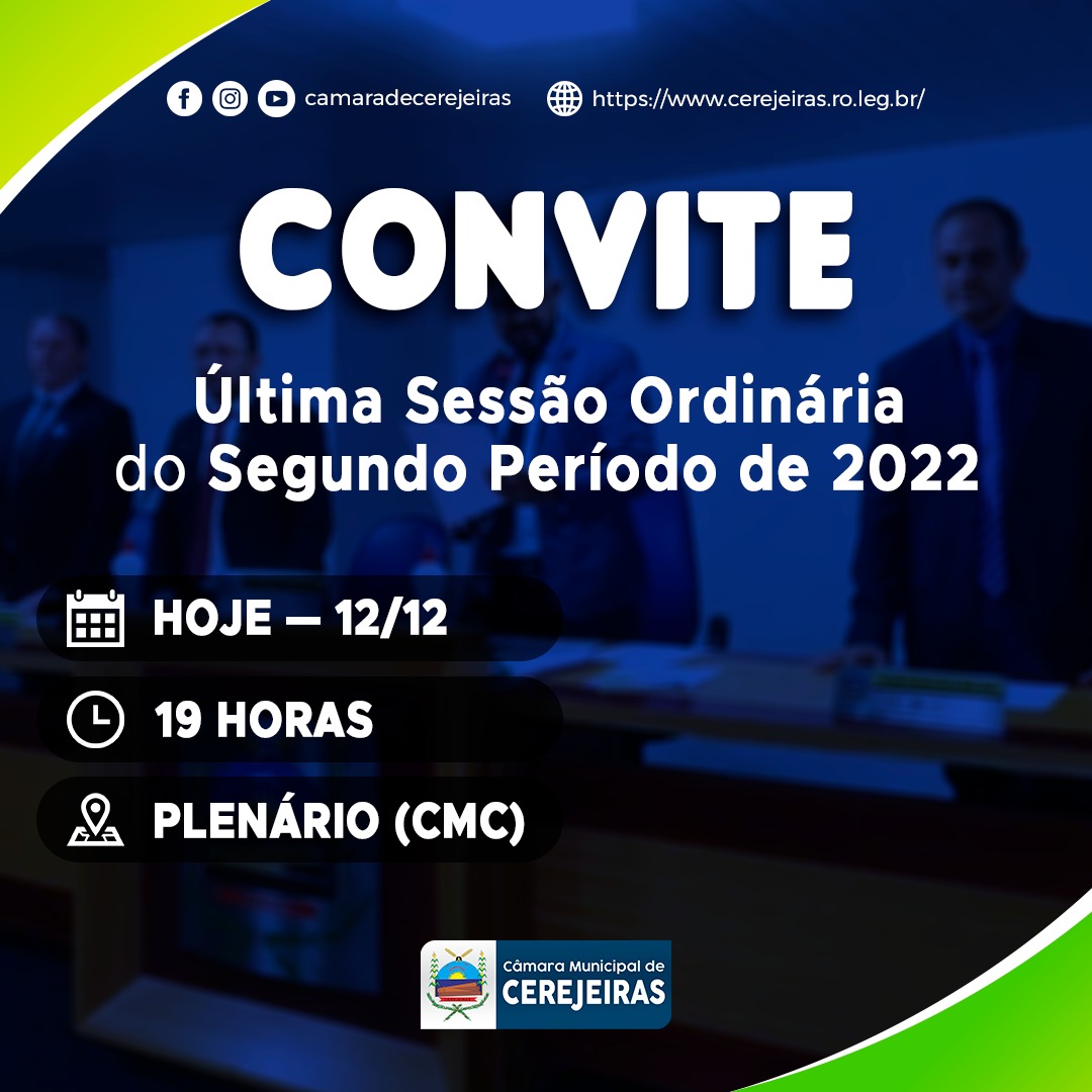 Convite à população de Cerejeiras