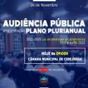 Convite para Audiência Pública dia 24/11/2021