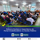 Palestra destaca importância do Portal CindeRondônia na Gestão Pública