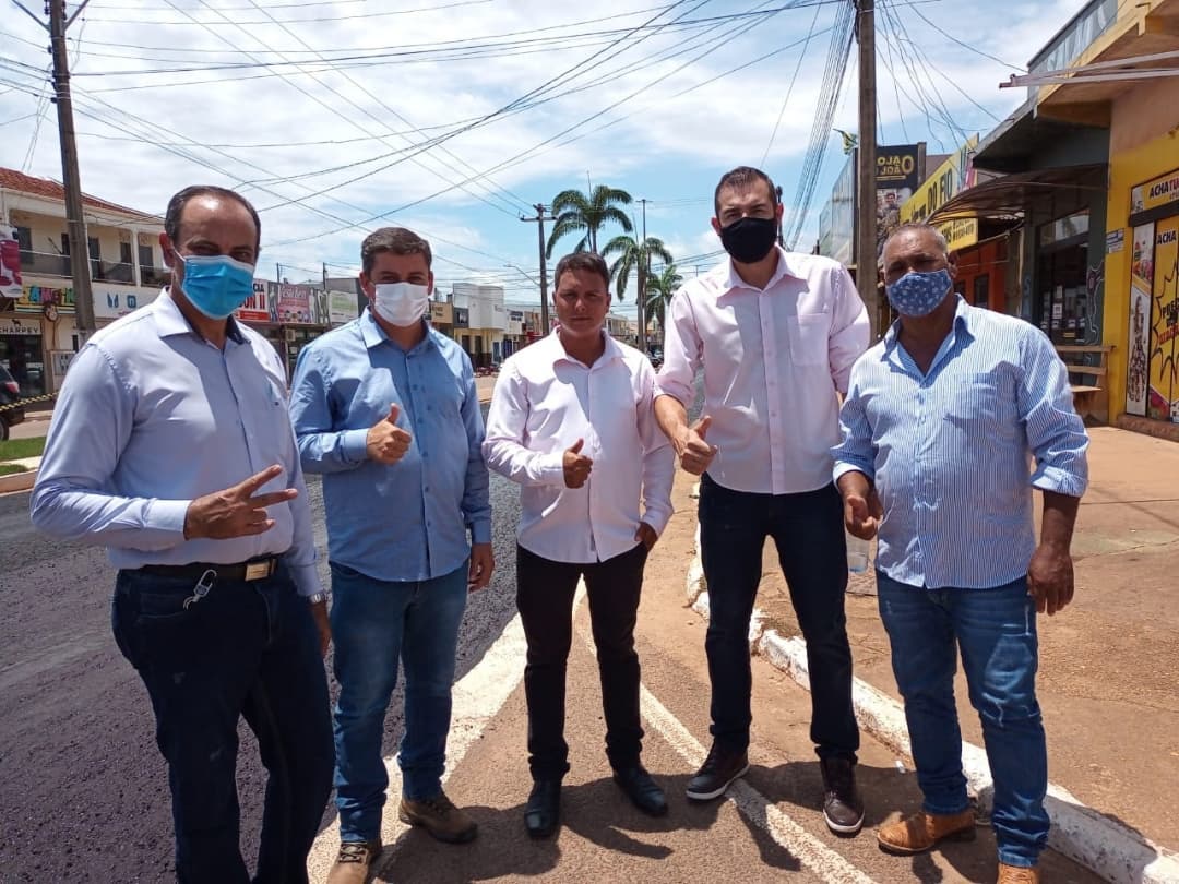 Parlamentares Particicipam da Solenidade de início das obras Tchau Poeira